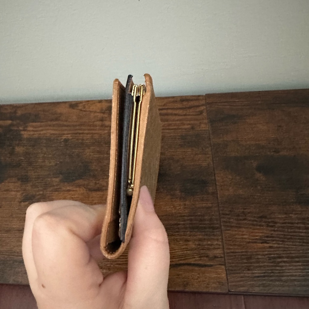 Celine is Tan and Brown Signature Wallet - Picture 5 of 8
